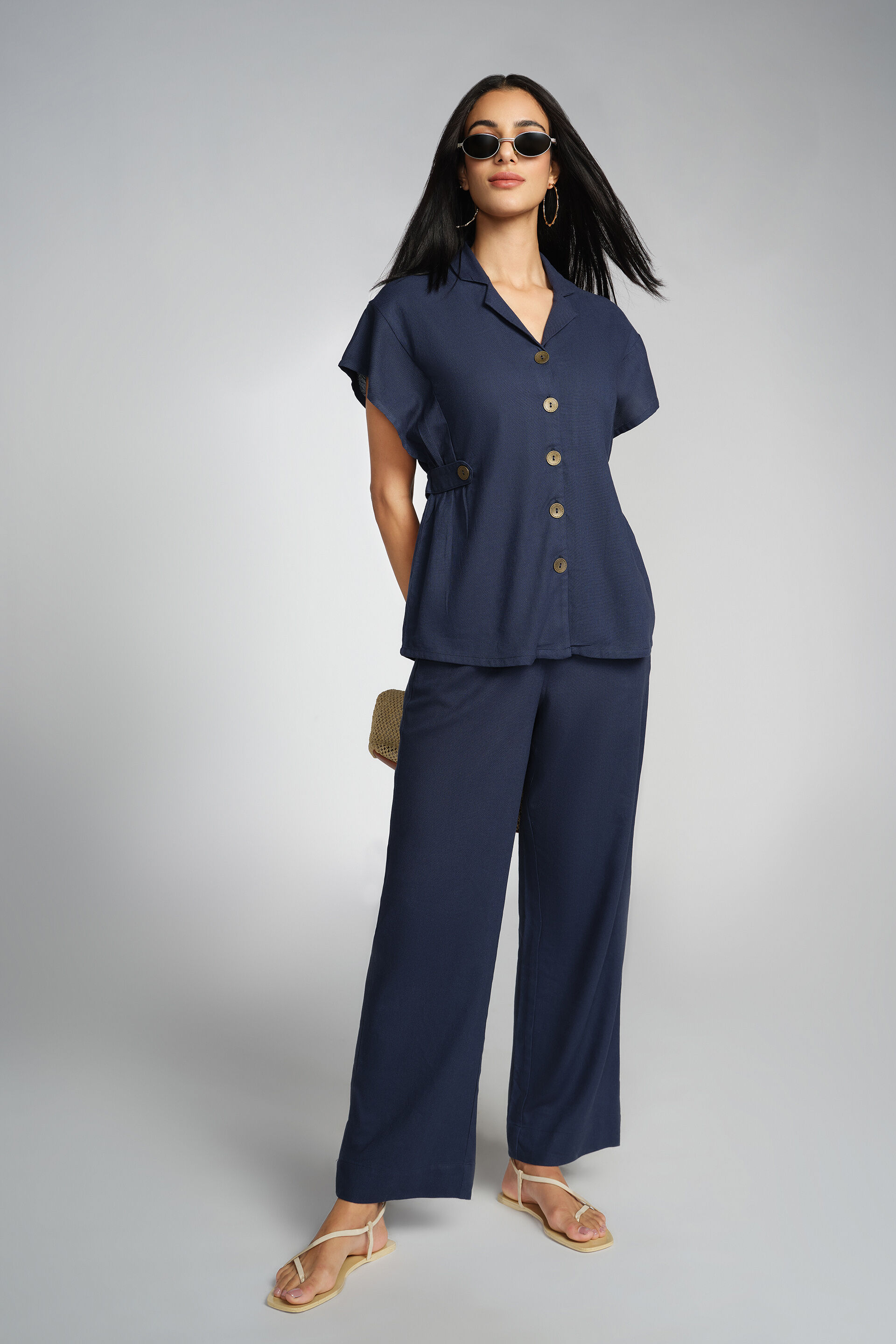 Terra Navy Co-ord Set, Navy, image 1